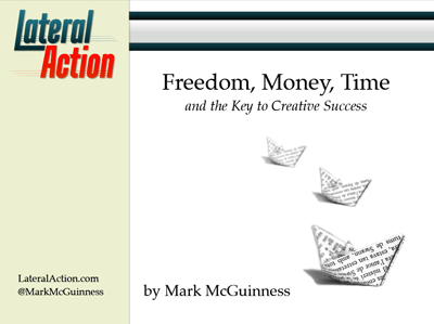Ebook cover: Freedom, Money, Time - and the Key to Creative Success