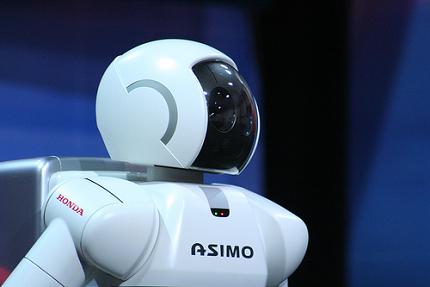 Asimo - a humanoid robot created by Honda