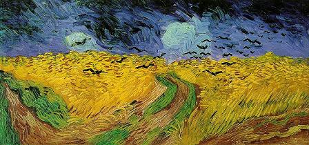 Van Gogh's painting Wheat Field with Crows