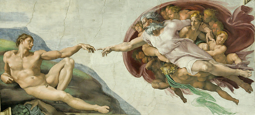 Sistine Chapel - the creation of Adam