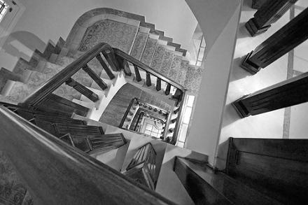 Escher-like staircase